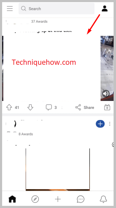 Tap on the Video