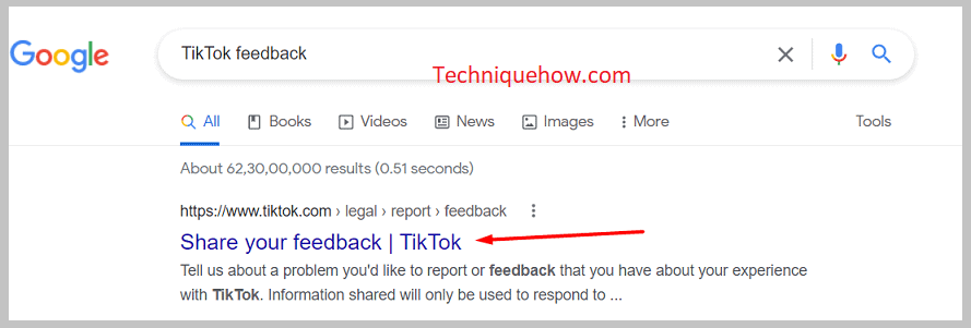 TikTok feedback