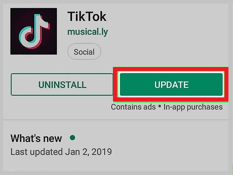 Tiktok update