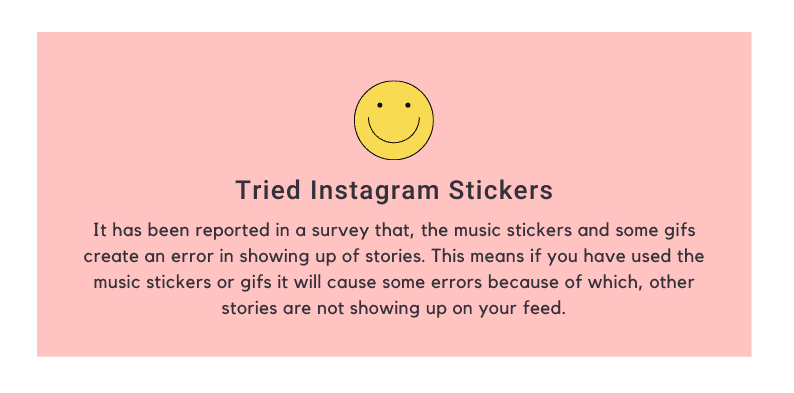 Tried Instagram Stickers