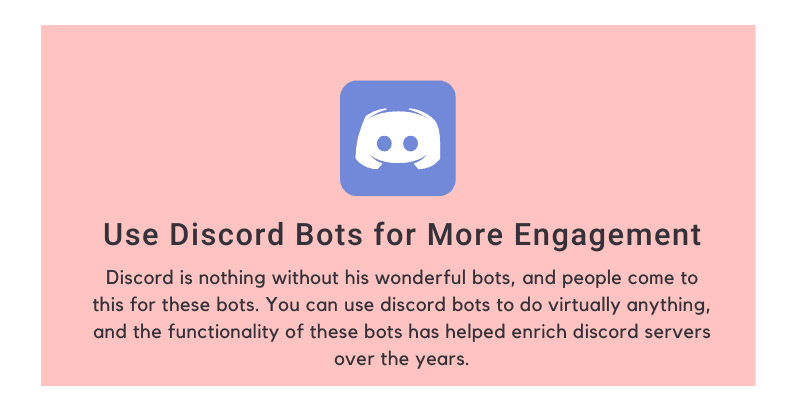Use Discord Bots for More Engagement