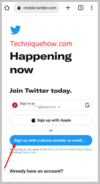 Use email instead