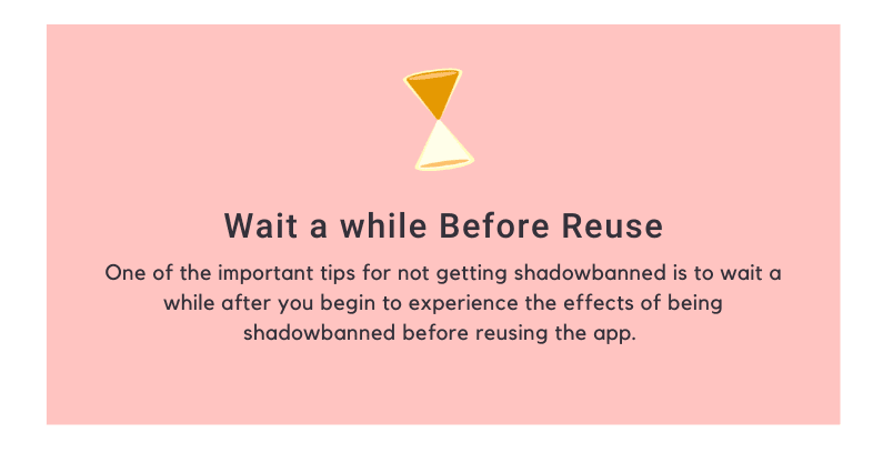 Wait a while Before Reuse