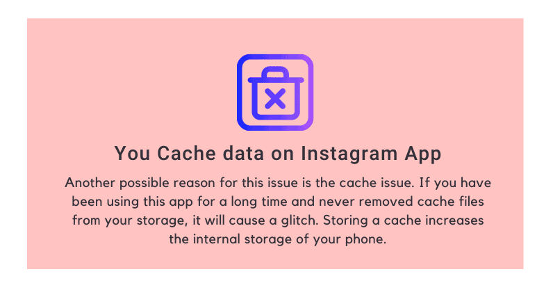 You Cache data on Instagram App