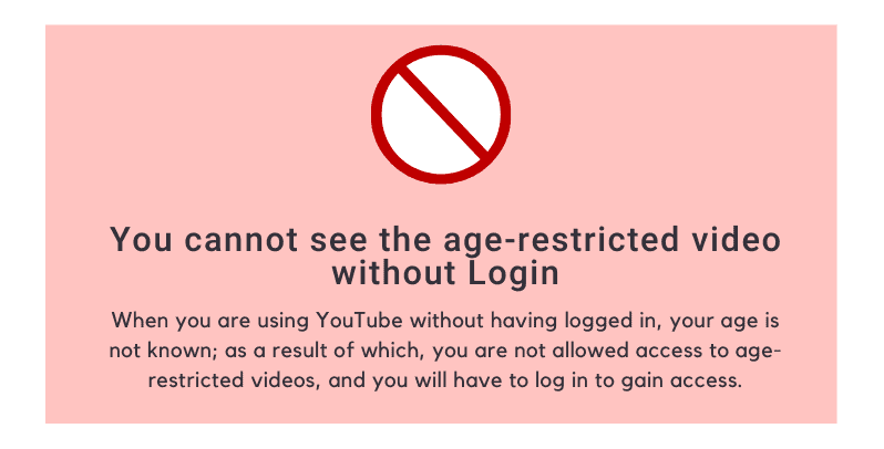You cannot see the age-restricted video without Login