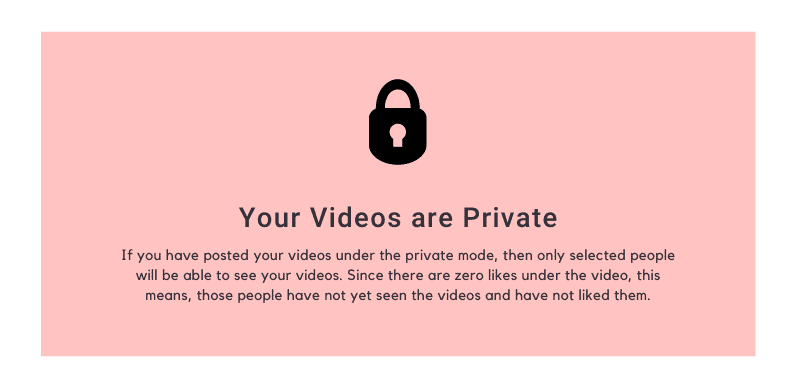 Your Videos are private