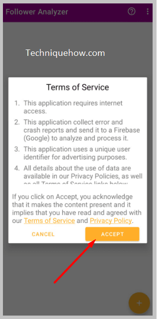 click on Accept to agree