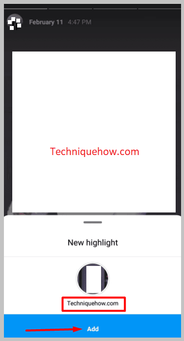 click on Add