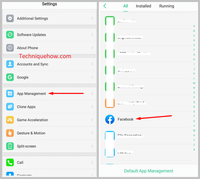 click on App Manager