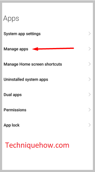click on App Manager