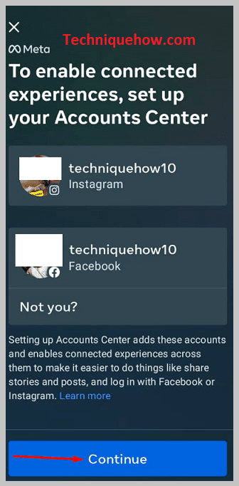 click on Continue