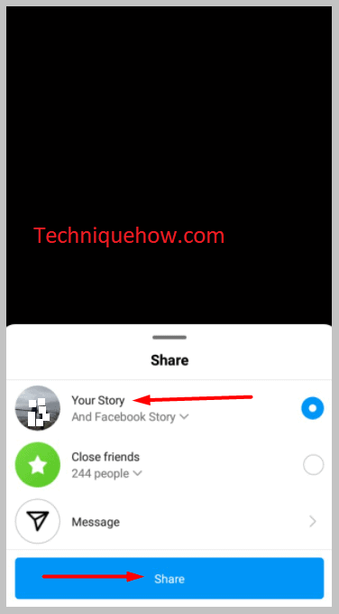 click on Your Story