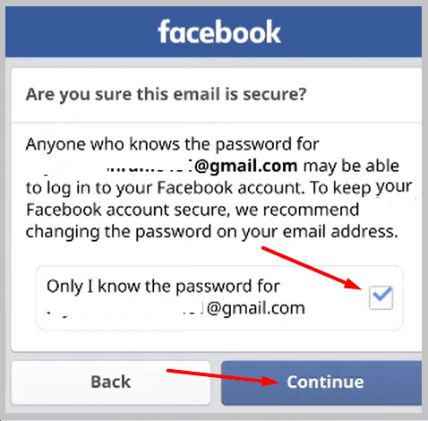 confirm your password