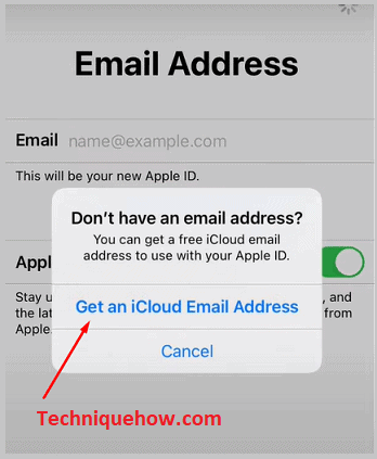 iCould email address