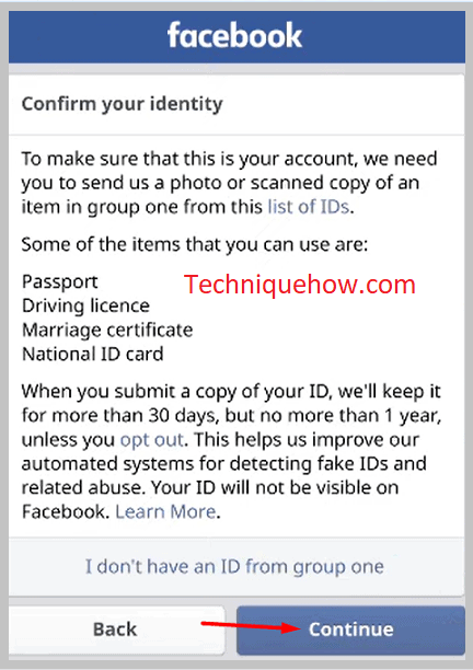 messages about the IDs
