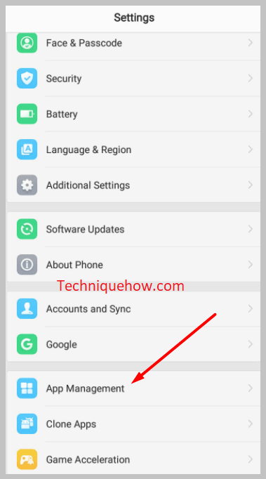 see an option, Apps