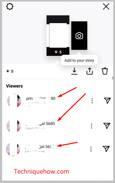 see the username