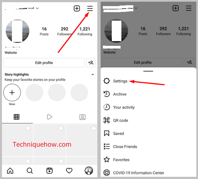tap more options