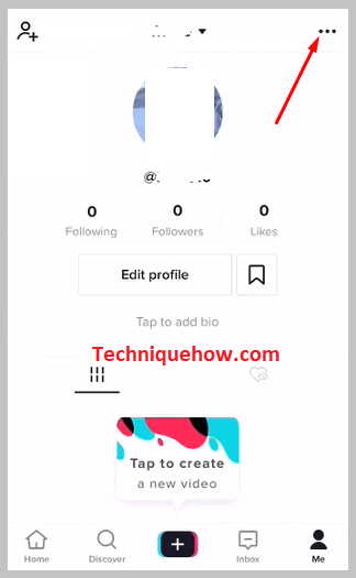 three-lines' icon on tiktok