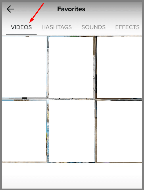 tiktok video list