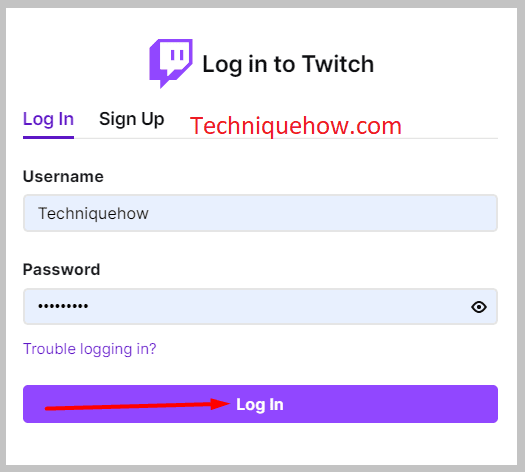 twitch.tv and Login