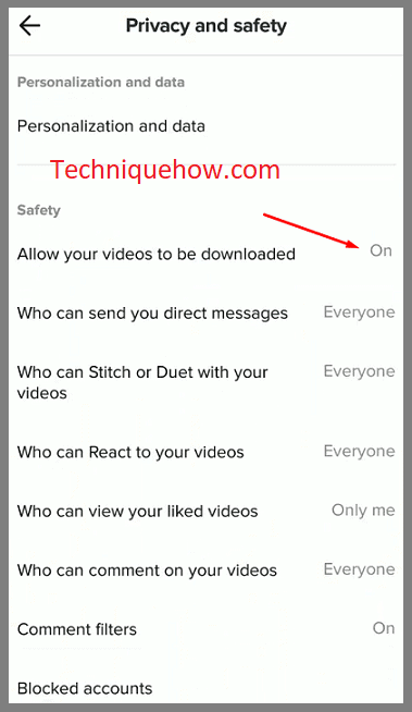 which would be displaying “On”