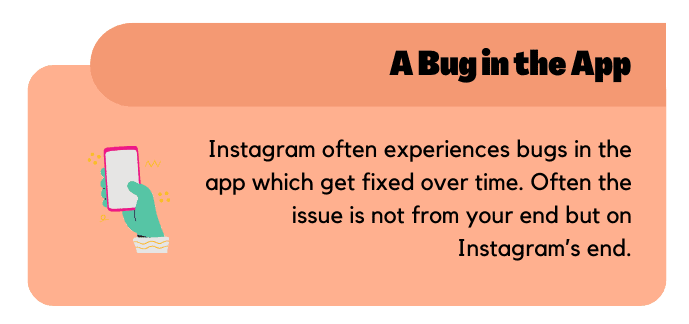 A bug in the app