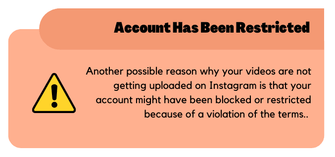 Account restricted