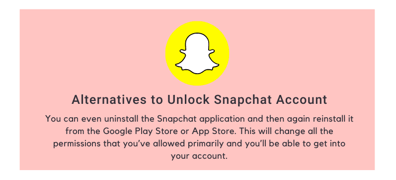 Alternatives to Unlock Snapchat Account