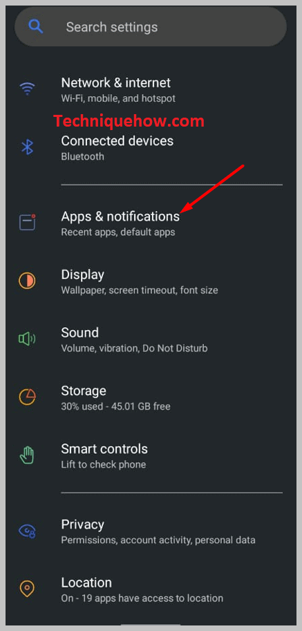 Apps & notifications