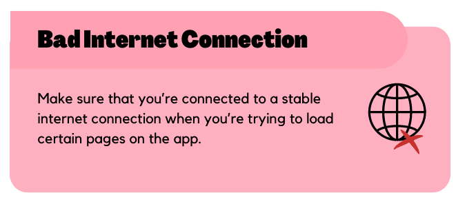 Bad internet
