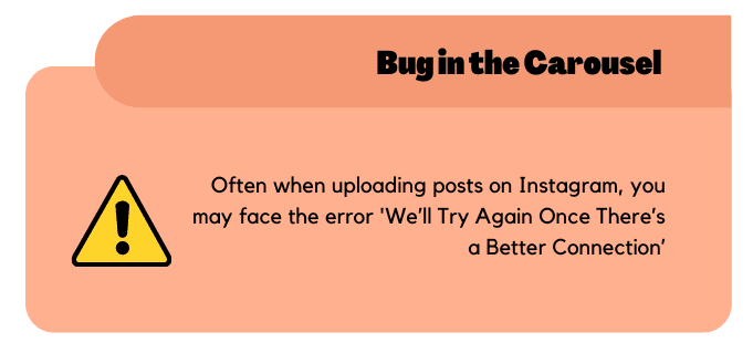 Bug in the carousel
