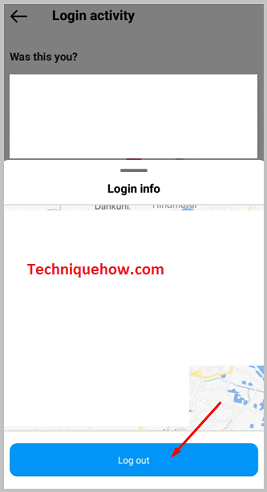 Click Logout