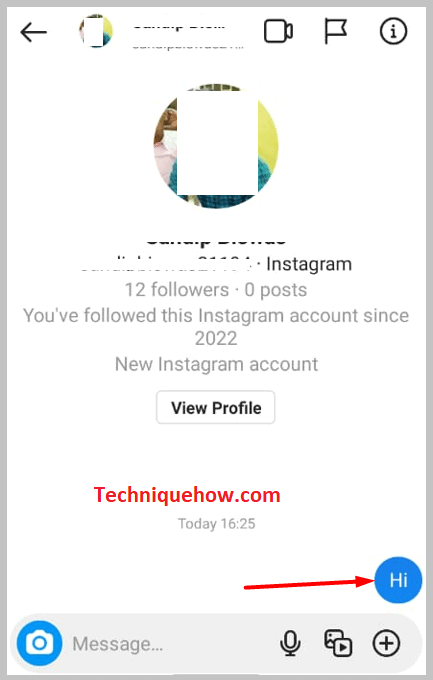Click and hold any message