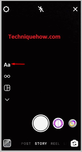 Click on Aa icon