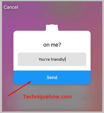 Click-on-Send-button