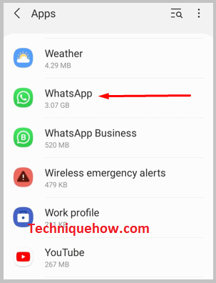 Click on Whatsapp app