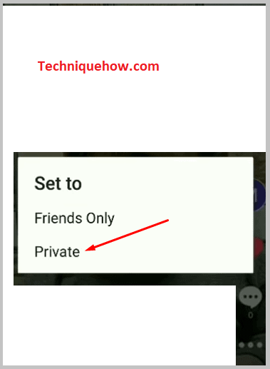 Click on private