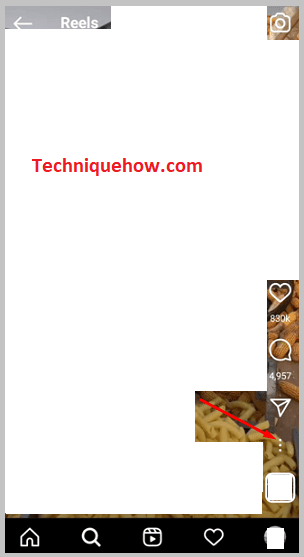 Click on three dor icon