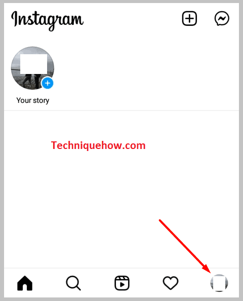 Click on your profile icon