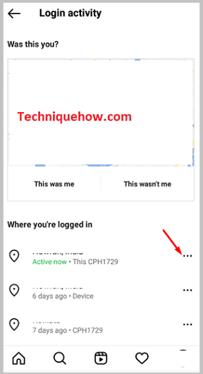 Click three dot icon