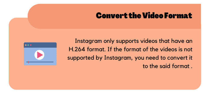 Convert the Video Format