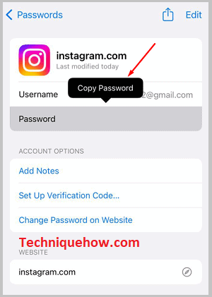Copy Password