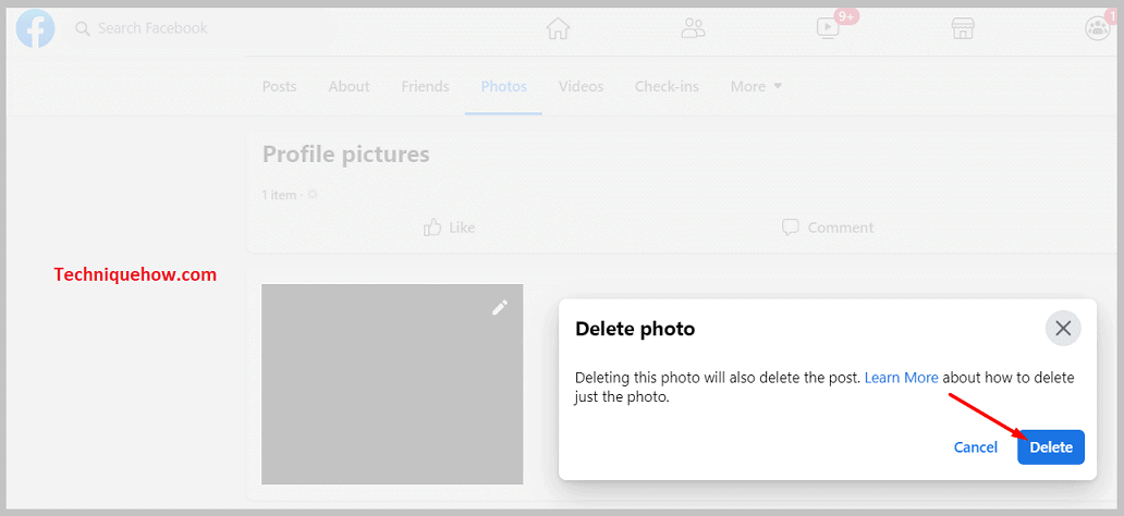 Delete Photo on pc