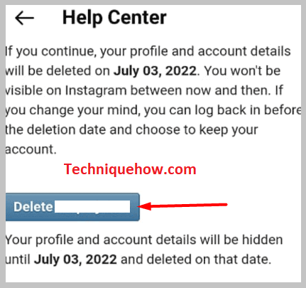 Delete username