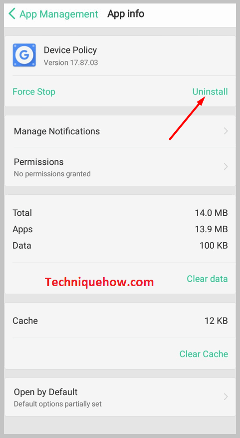 Device Policy app