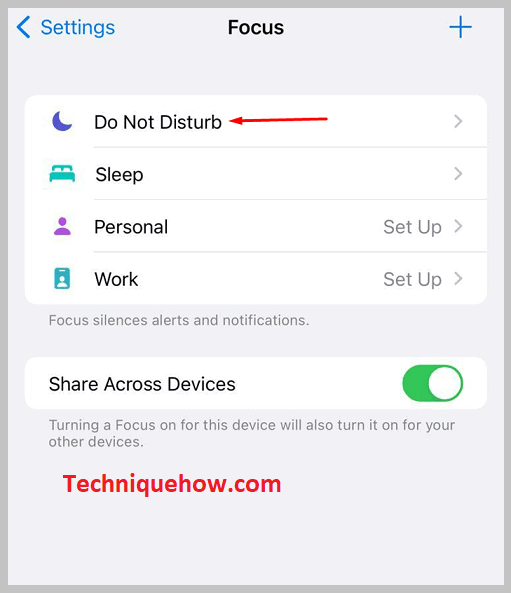 Disable Do Not Disturb Mode on iPhone