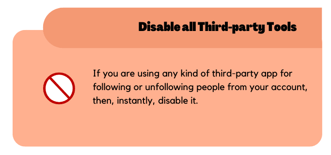Disable all Third-party tools