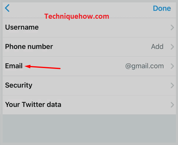 Email on twitter