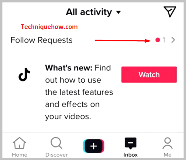Follow Requests on tiktok
